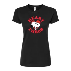 Juniors' Peanuts "Heartthrob" Valentine's Graphic Tee