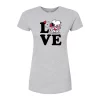 Juniors' Peanuts Snoopy "Love" Graphic Tee