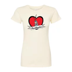 Juniors' SpongeBob Plankton "Heartbreaker" Valentine's Fitted Graphic Tee