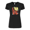 Juniors' SpongeBob "Love" Fitted Graphic Tee