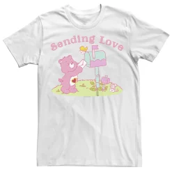 Juniors' Care Bears Sending Love Mail Graphic Tee